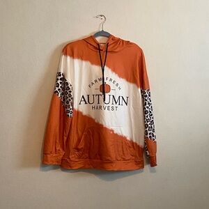 Farm Fresh Autumn Harvest Lightweight sweatshirt size XL Brand New